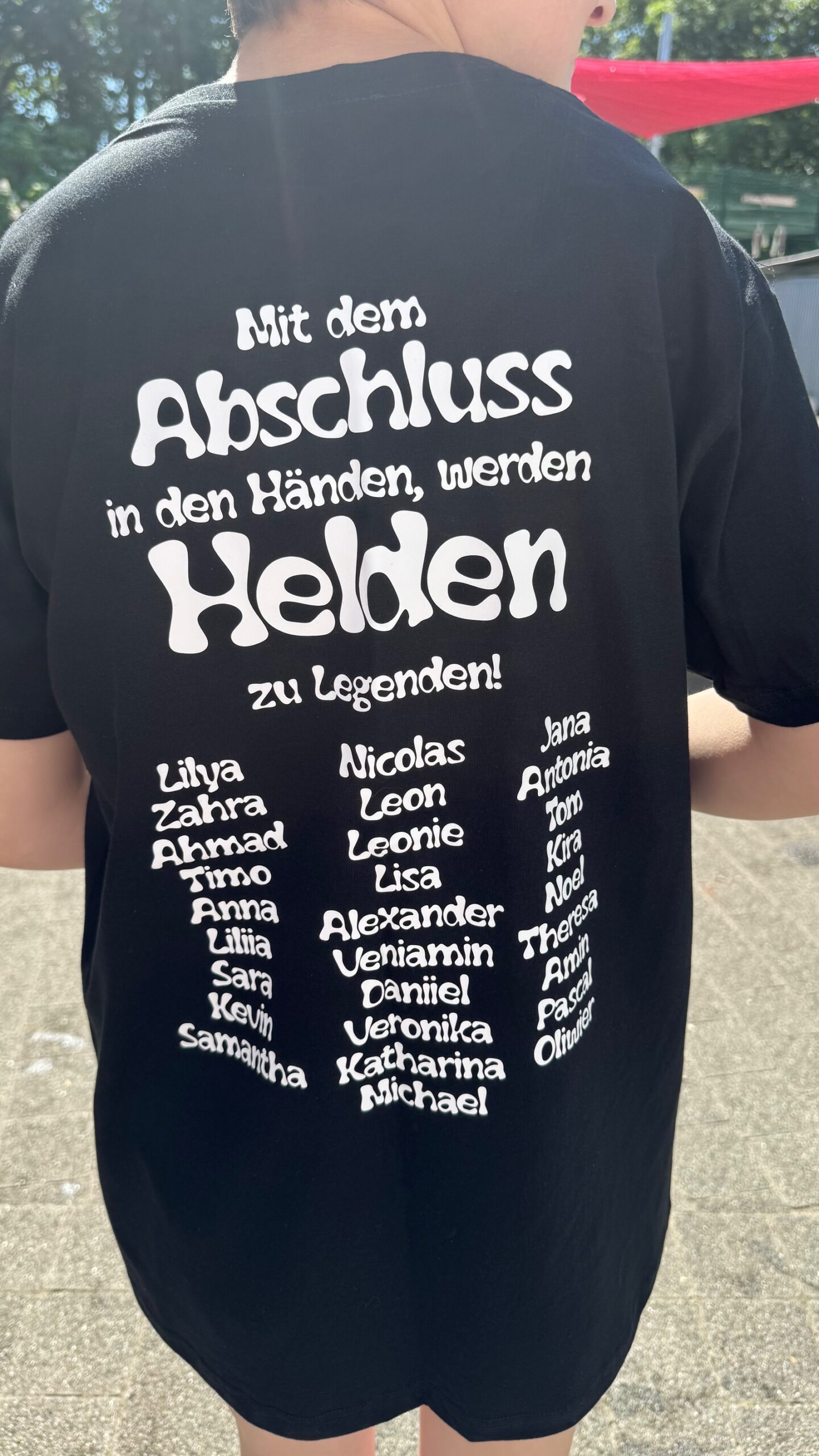 Chaos-Tag vor Schulentlassung