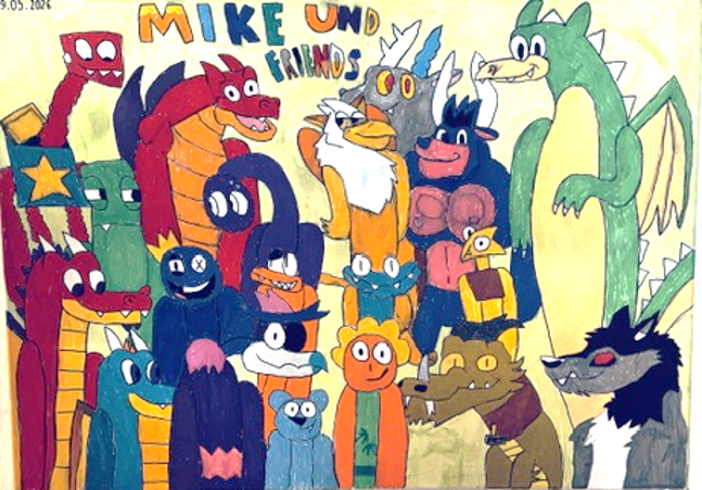 Schülerkunst im FiLB „Mike und Friends“